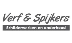 Het logo van Verf & Spijkers schilderwerken en onderhoud Verf & Spijkers schilderwerken en onderhoud, een schilder werkzaam in Roosendaal